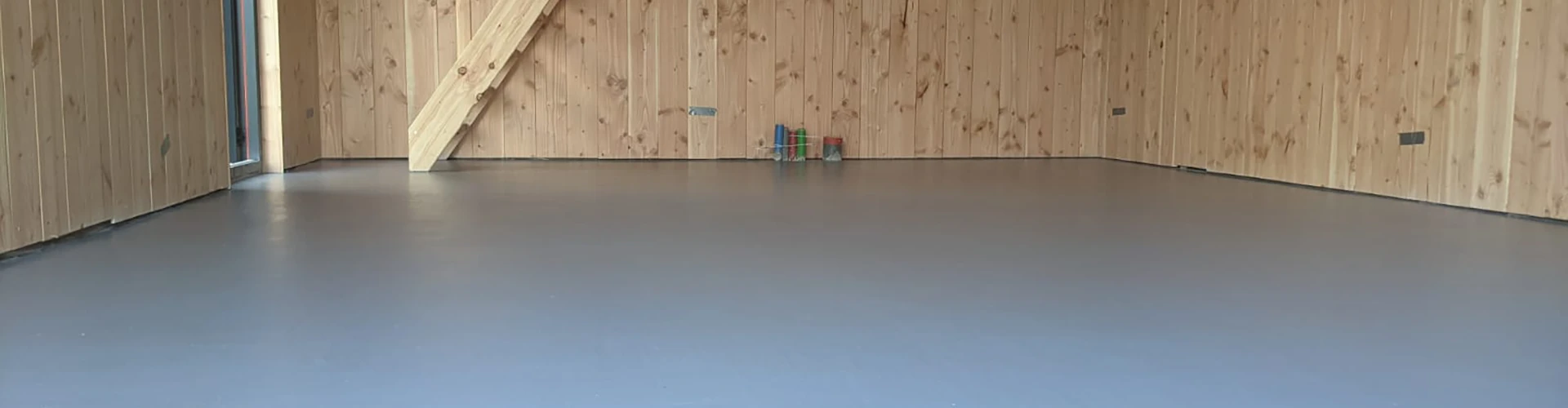 Geschilderde betonvloer